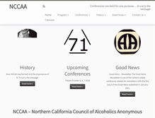 Tablet Screenshot of norcalaa.org